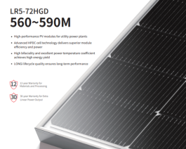 Tấm Pin NLMT LONGI HI-MO 7 LR5-72HGD 560-590M